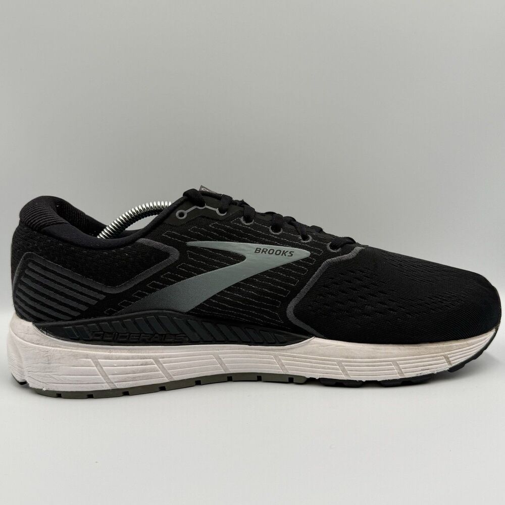 Brooks Beast 20 Men's Size 11 4E Black White Gray Walking Running Shoes Sneakers - Picture 4 of 8